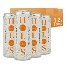 Holos Rooibos Ginger Organic Sparkling Tea 250ml - Case of 12