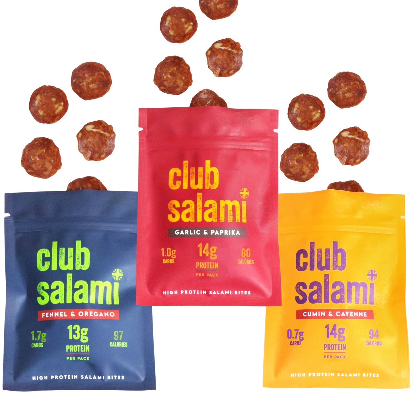 Club Salami Fennel & Oregano Salami Bites 36g - Case of 12