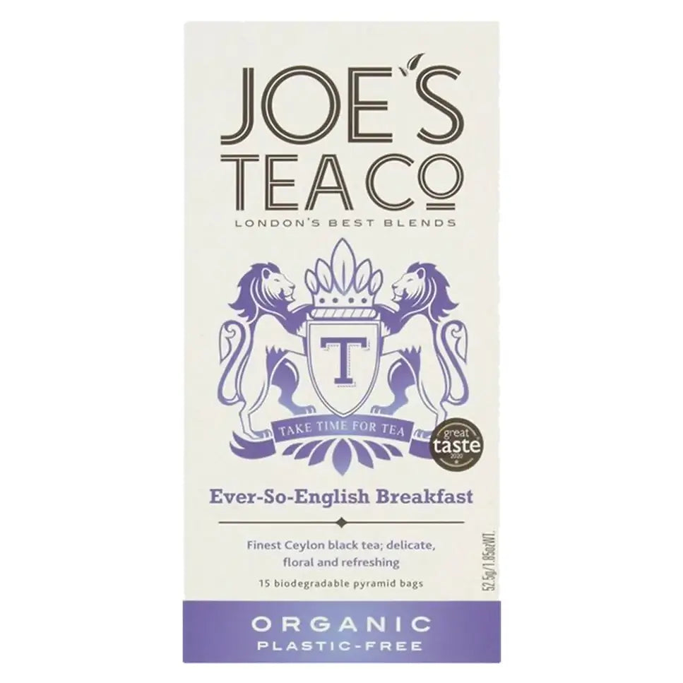 Joe's Tea Co. - Organic Ever-So-English Breakfast Tea 6 x 15 Tea Bags