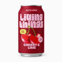 Living Things Cherry & Lime 330ml Can - Case of 12