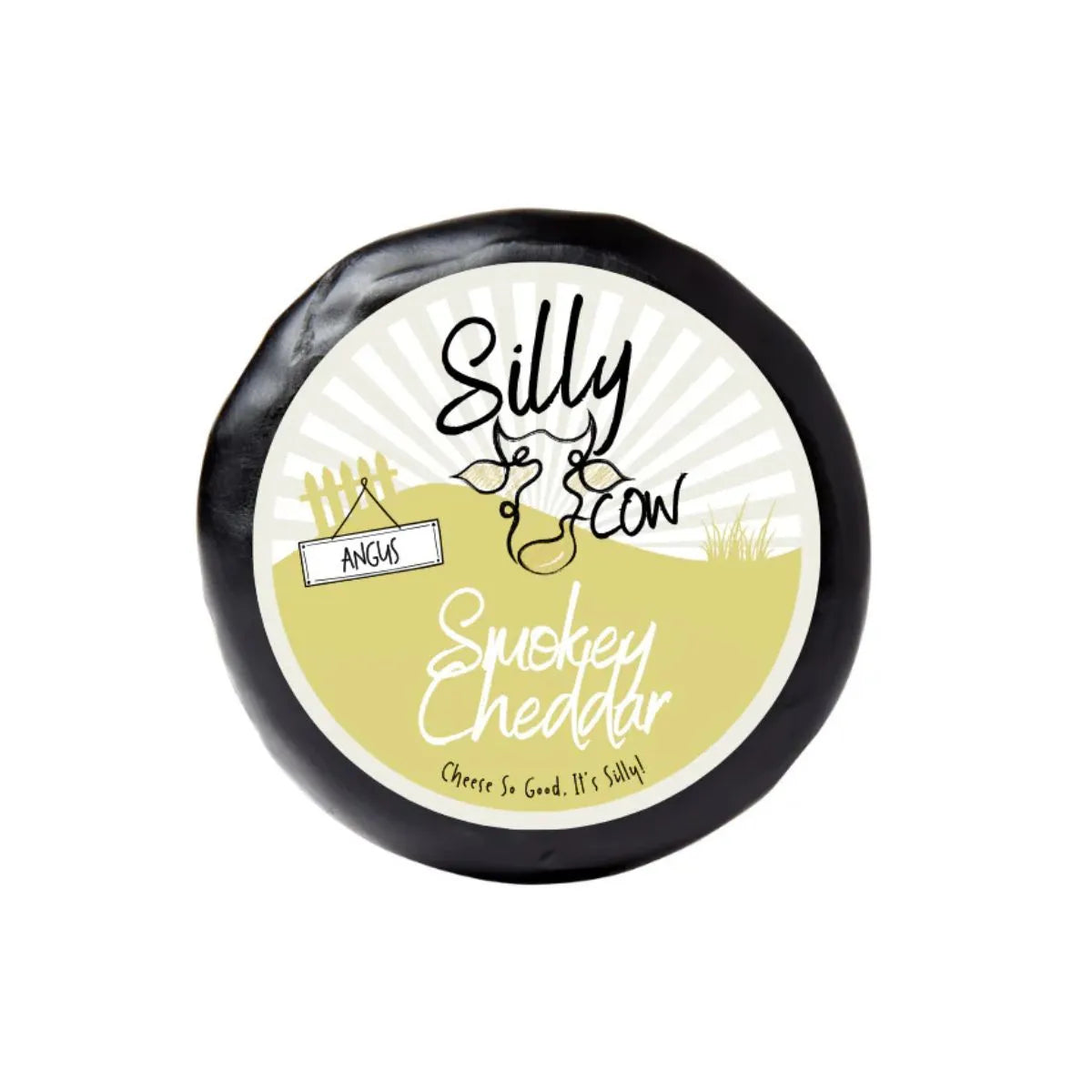 Silly Cow Smokey Cheddar Waxed Truckle 200g - Case of 8