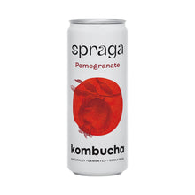 Spraga Organic Pomegranate Kombucha Drink 12 x 330ml