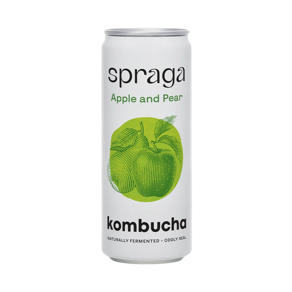 Spraga Organic Apple & Pear Kombucha Drink 12 x 330ml - FODA Warehouse
