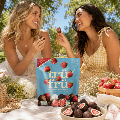 TruFru Mixed Pack – Frozen Chocolate-Covered Fruit Selection 5 x 200g