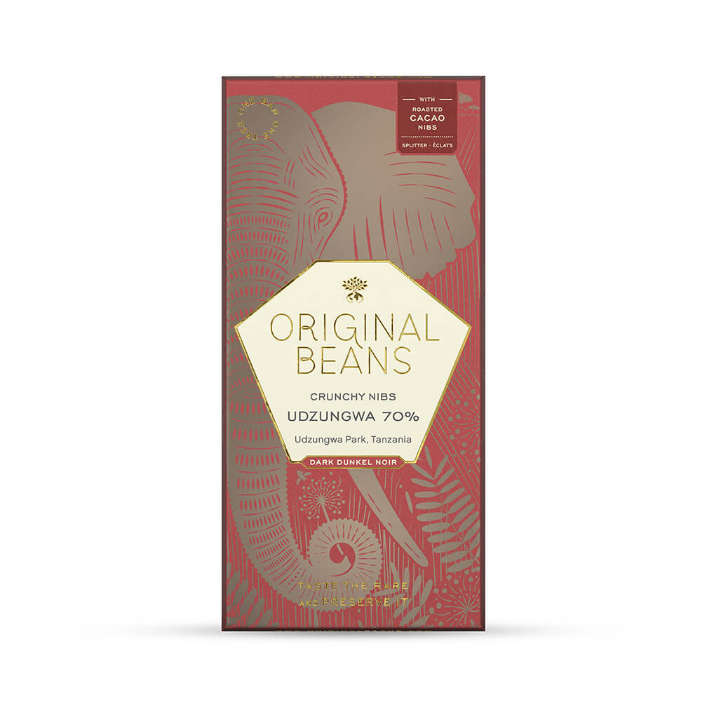 Original Beans Wholesale - Udzungwa Chocolate Bar 70% 13 x 70g