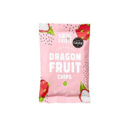 Soul Fruit Wholesale - Dragon Fruit Chips 10 x 20g