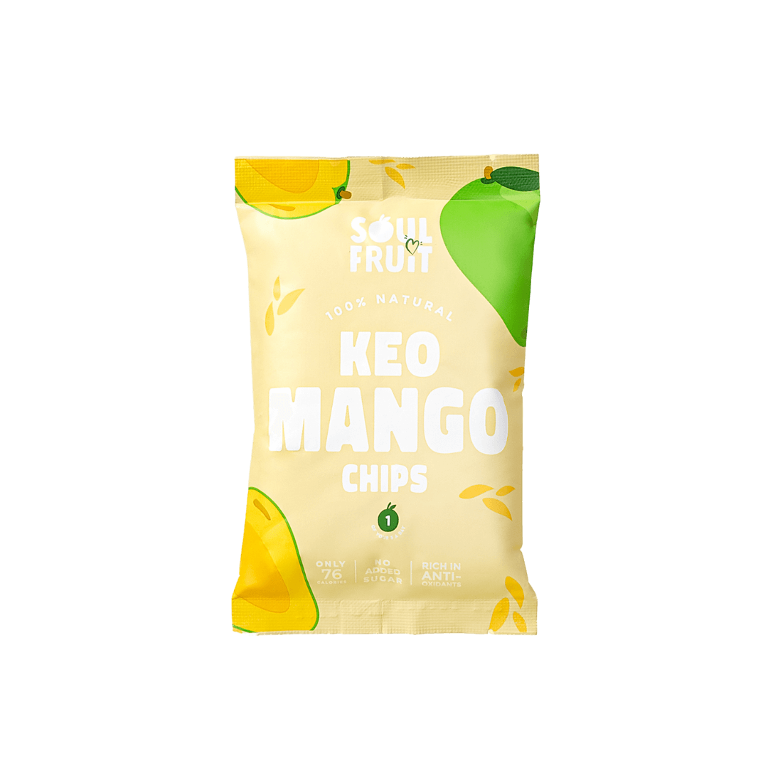 Soul Fruit Wholesale - Keo Mango Chips 10 x 20g