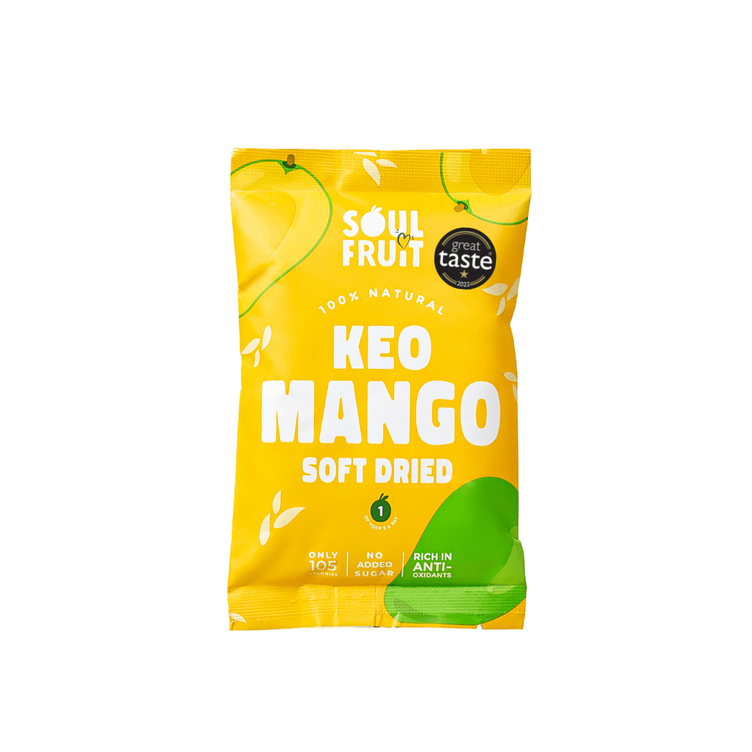 Soul Fruit Wholesale - Soft Dried Keo Mango 10 x 20g