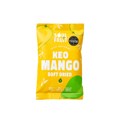 Soul Fruit Wholesale - Soft Dried Keo Mango 10 x 20g