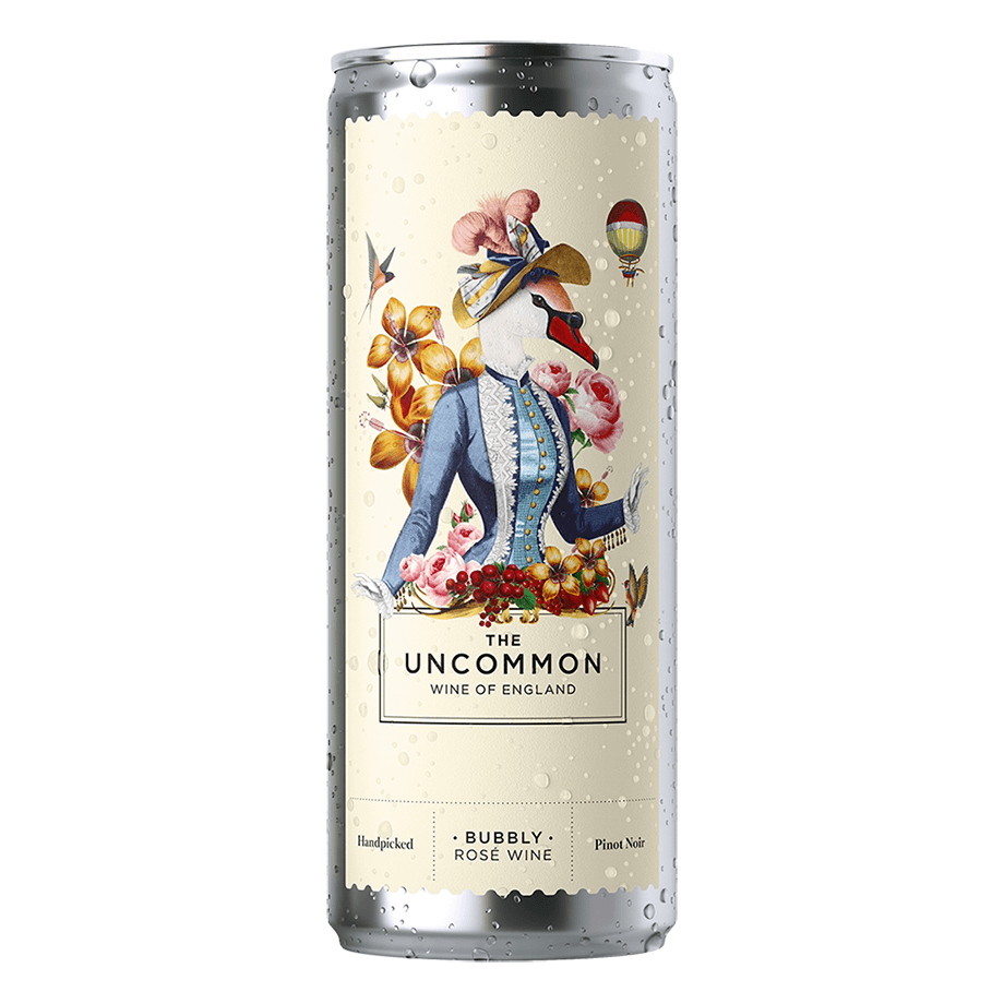 Wholesale The Uncommon Wine of England - "Eleanor" Bubbly Rosé Wine 24 x 187ml