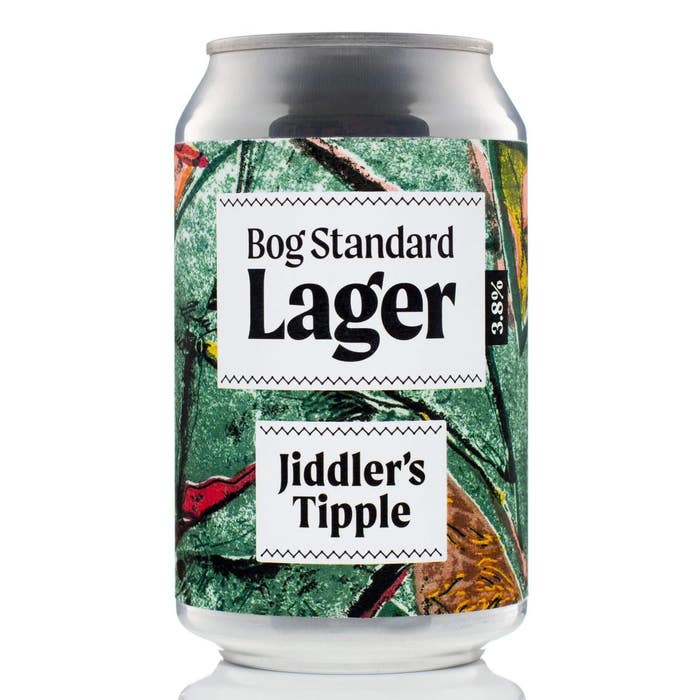 Jiddler's Tipple - Bog Standard Lager 3.8% ABV 24 x 330ml – FODA Warehouse