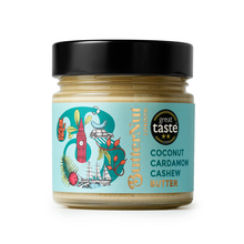 Case of 10 x 180g Coconut Cardamom Cashew Nut Butter from ButterNut of London