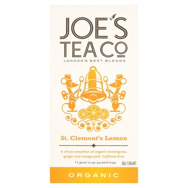 Case of 6 x 15 Teabags Organic St. Clementâ€™s Lemon Herbal and Fruit Infusion from Joe's Tea Co.