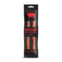 Case of 12 x 30g Snackalami Spicy Pork Salami 2 Sticks from Serious Pig